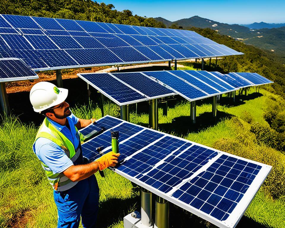 Técnico em Sistemas de Energia Renovável, energia solar