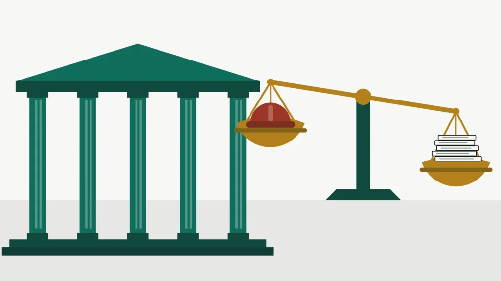 Ilustração editorial sobre a decisão do STF na aposentadoria especial