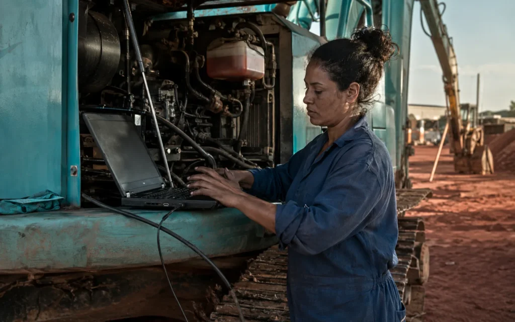 Manutenção Mecânica de Máquinas Pesadas: Carreira Técnica de Diagnóstico e Campo