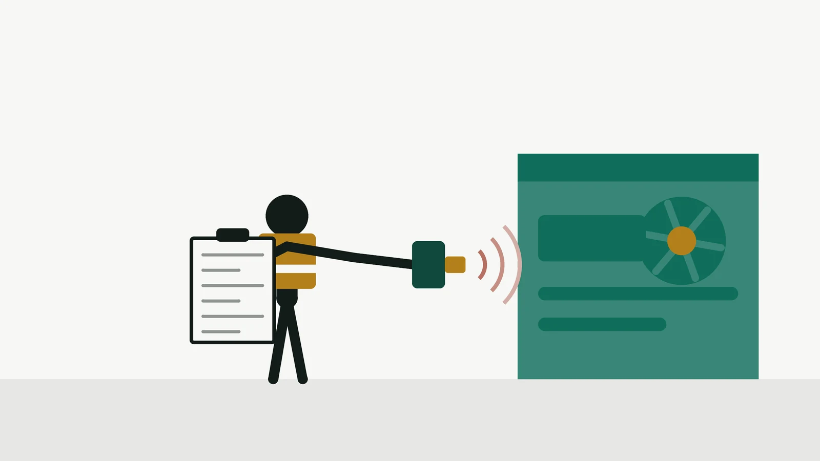 Profissional de segurança do trabalho elaborando laudo técnico