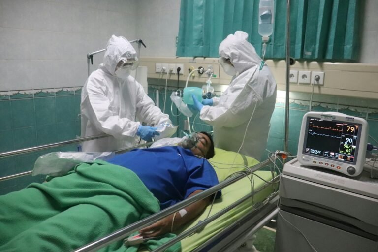 Paciente internado em leito hospitalar